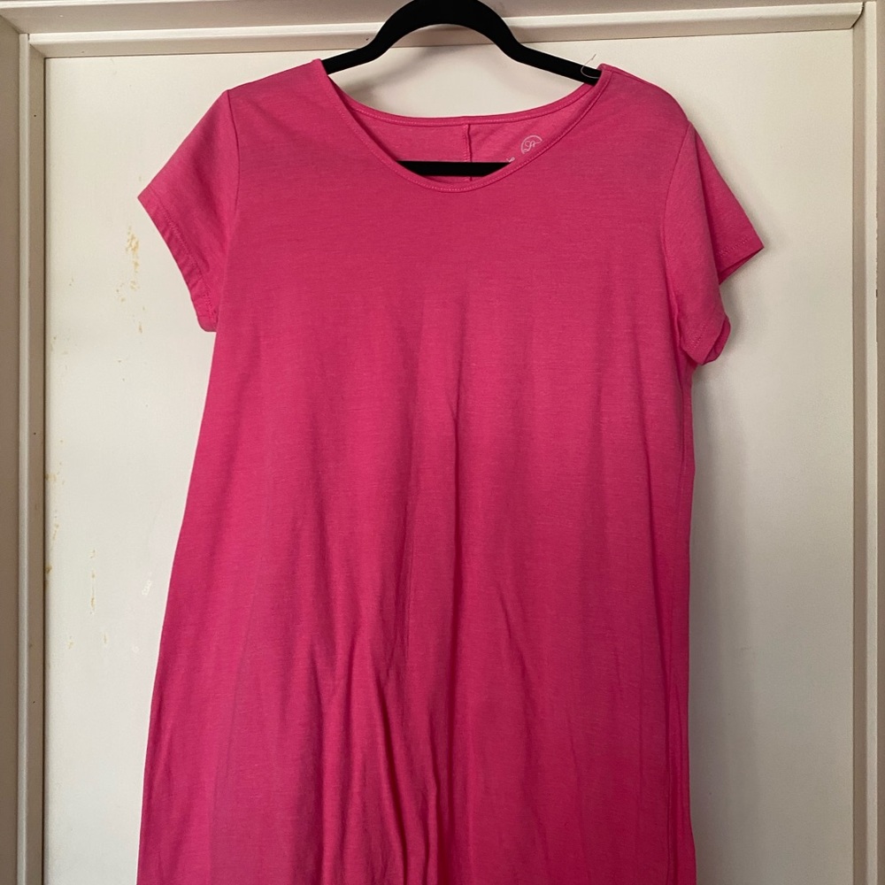 Lauren James Pink Cotton Dress
